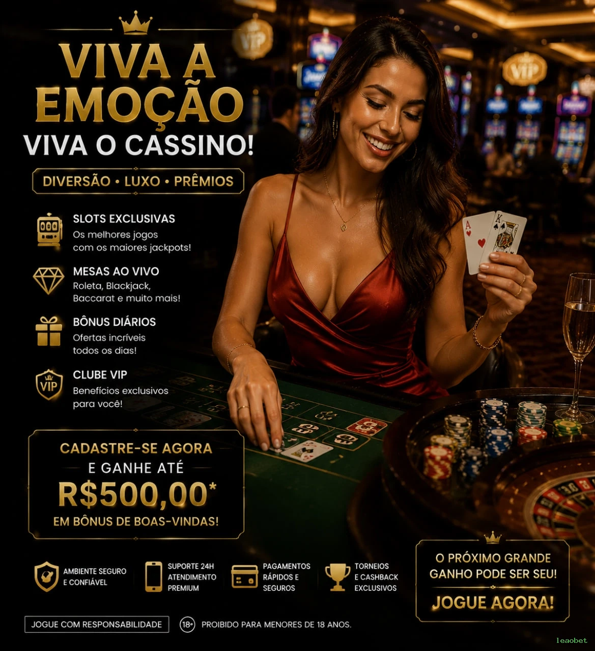 Aplicativo móvel leaobet para iOS e Android